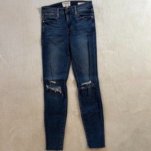 FRAME Ripped Denim Jeans